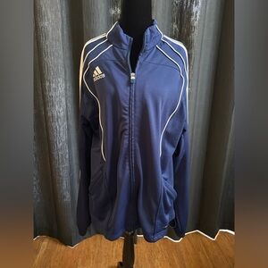 Adidas Men’s Three Stripe 2011 ClimaCool Navy‎ Jacket Size Large